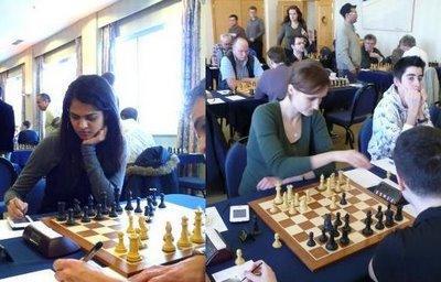 Tania Sachdev et Viktorija Cmilyte © Chess & Strategy  
