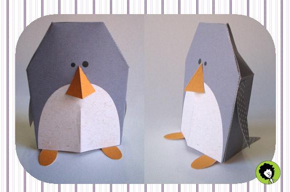 Penguim paper toy!