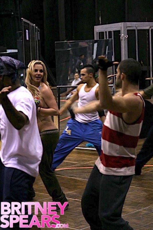 Britney Spears s’entraîne pour sa tournée