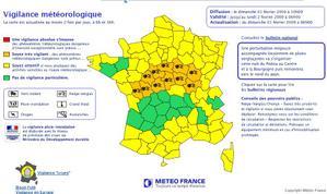 Meteo-France place 11 départements en vigilance orange neige