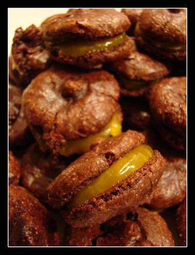 Macarons chocolat/orange