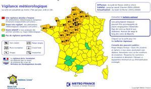 Meteo-France place 27 départements en vigilance orange neige