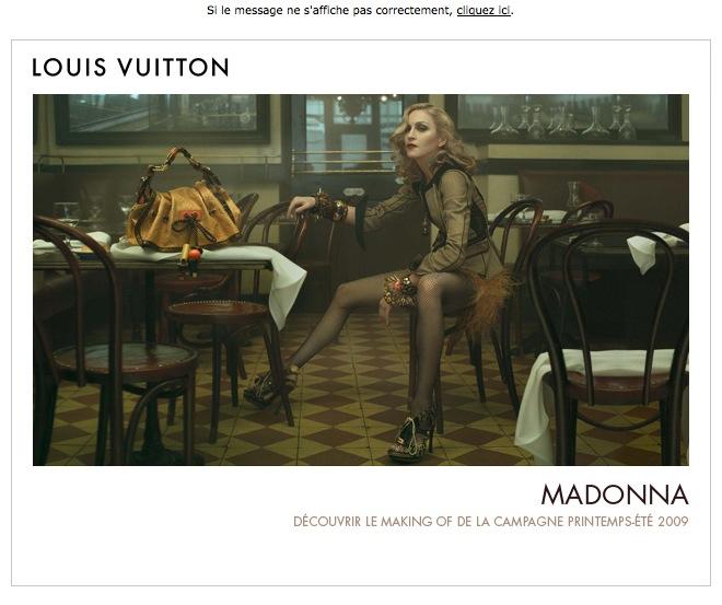 Email Louis Vuitton - Madonna