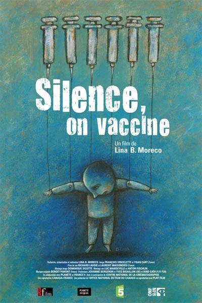 Affiche film Silence on vaccine