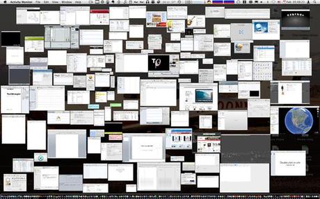 insolite  200 applications ouverte sous Mac Os X