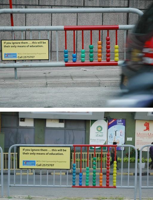 La pub du jour : Utilisez la rue comme support publicitaire [ONG]