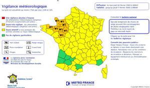 Meteo-France laisse 8 départements en vigilance orange neige