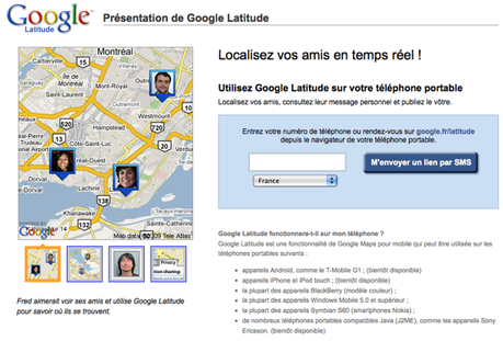 google-latitude Google vous localise en temps réel avec Google Latitude