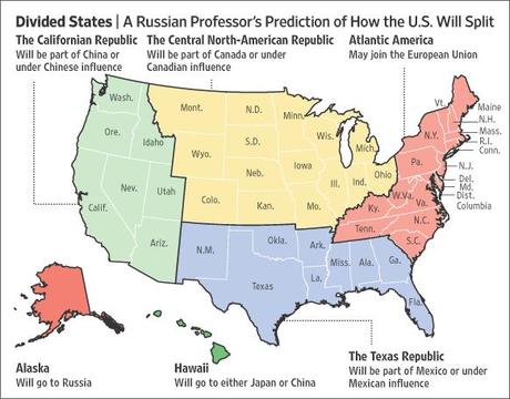 Un professeur Russe prévoit la fin des Etats Unis