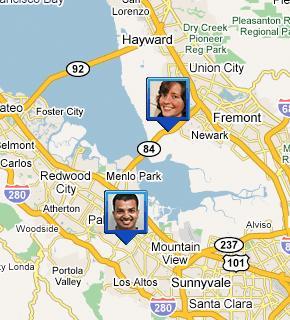 Google latitude trianguler les cellulaires