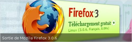 Sortie de Mozilla Firefox 3.0.6