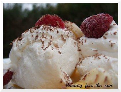 ≈ pavlovas mangue, framboises, bananes ≈