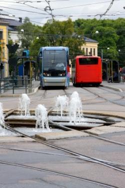 bus et tramway à Oslo