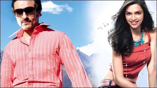 Saif Ali Khan et Deepika Padukone dans le film Love Aaj Kal
