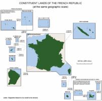 The constituent lands of the French Republic
