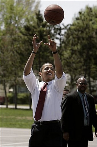 Le fameux basket du president Obama