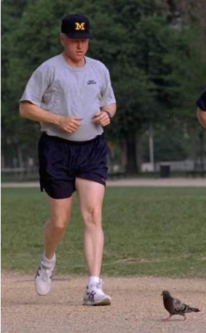 Les fameux jogging du president Clinton