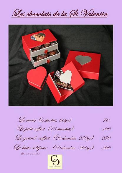 Saint Valentin chocolatée
