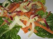 Tartare saumon tagliatelles légumes
