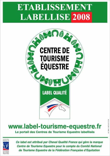 CTE autocollant08 Cheval qualité France: 3 labels de qualité photo cheval