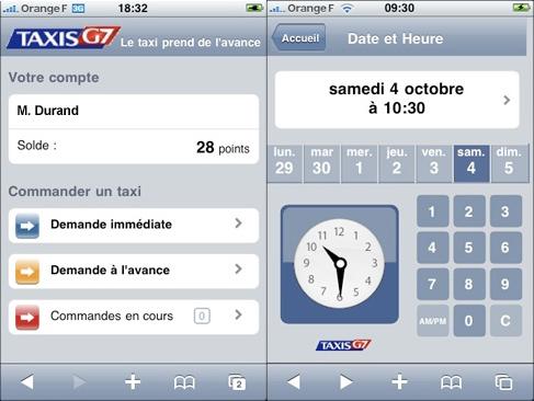 taxi paris iphone