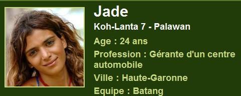 Koh Lanta - Jade - Gagnante de la saison 7