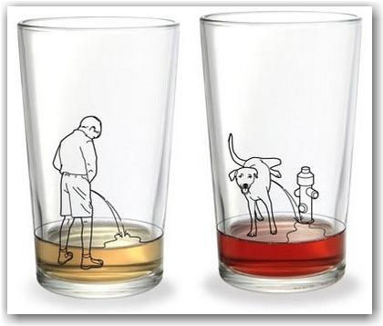 piss drink glasses
