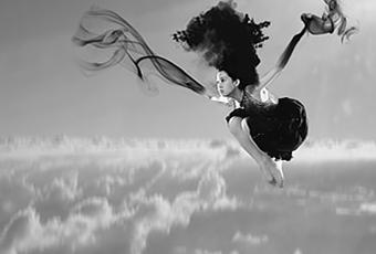 Graphisme] femme volante en chute libre … - Paperblog