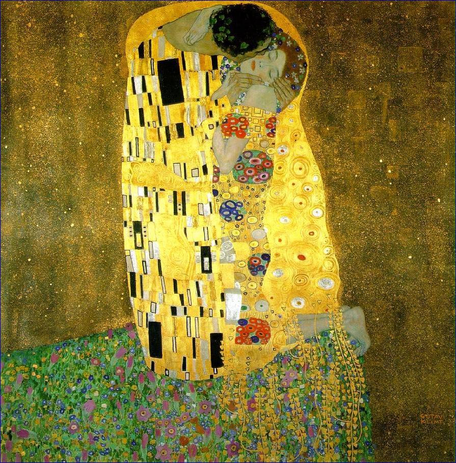 Klimt - Le baiser, 1907-1908