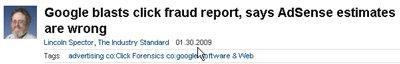Google - Click Forensics : la fausse rumeur monte...