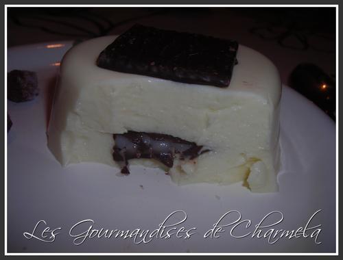 Panna Cotta au Chocolat Blanc et After Eight