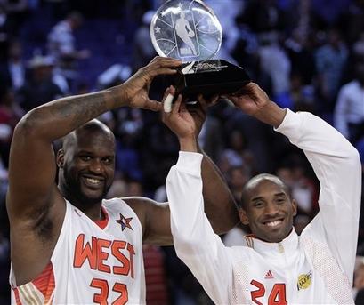 Kobe et Shaq élus Co-MVP du All Star Game