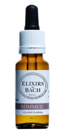 Elixir Fleurs de Bach - Sommeil : Pour atténuer les préoccupations qui empêchent de s'endormir ou de dormir.