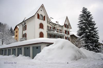 La Chaux-de-Fonds: neige 18 février 2009