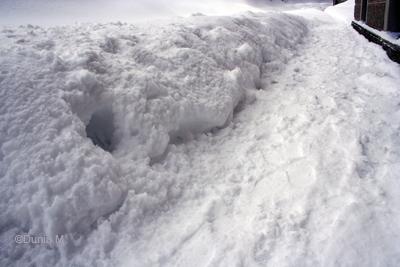 La Chaux-de-Fonds: neige 18 février 2009