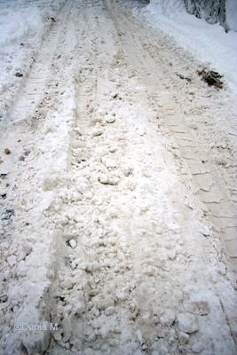 La Chaux-de-Fonds: neige 18 février 2009