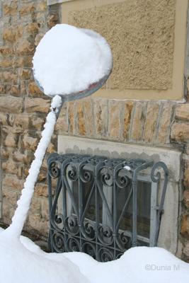 La Chaux-de-Fonds: neige 18 février 2009