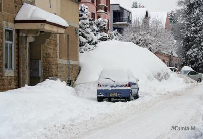 La Chaux-de-Fonds: neige 18 février 2009