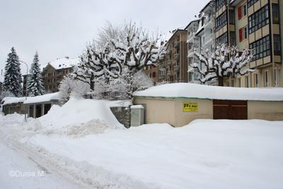 La Chaux-de-Fonds: neige 18 février 2009