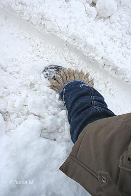 La Chaux-de-Fonds: neige 18 février 2009