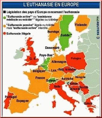 lיgislation de l'Europe sur l'euthanasie