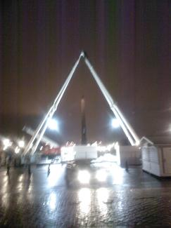 Fin de la roue de la Concorde, janvier 2009