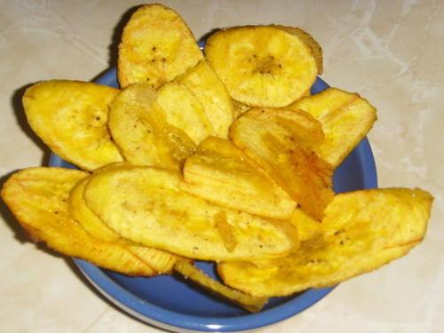 Chips de banane plantain (platanitos)