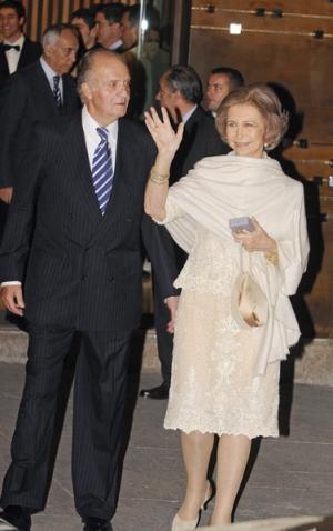 Le Roi et la Reine Juan Carlos et Sofia, souverains d'Espagne