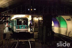 Arrivée en station