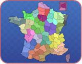 Jeu du week-end pour apprendre les départements de France
