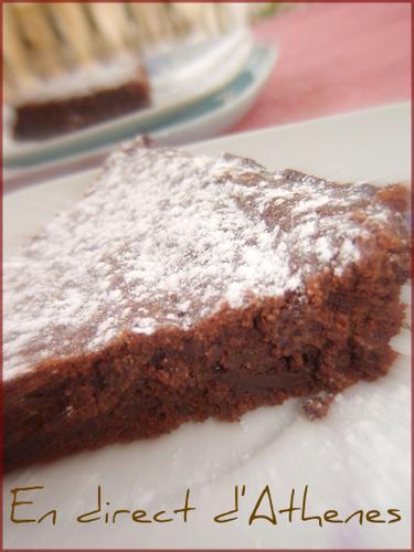 GOURMANDISE : Gâteau au chocolat-amande (sans farine)