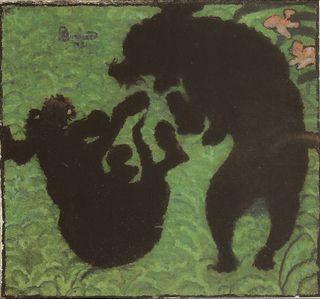 Bonnard - Les Deux Caniches, 1891