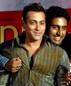 Abhishek Bachchan et Salman Khan ensemble!