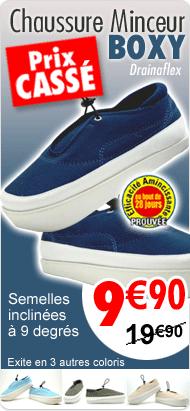 chaussure minceur drainaflex allomarket
